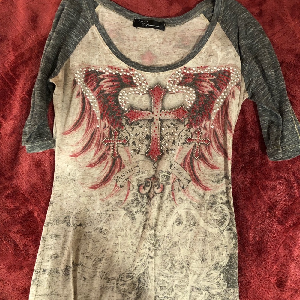 Angel’s & Diamond 1/4 sleeve